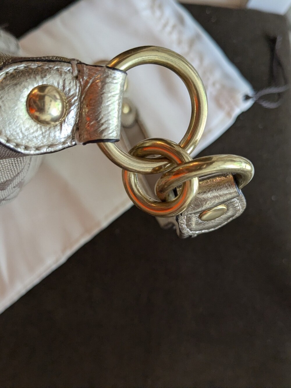 NWOT with Satin Storage Bag COACH GROOVY POPPY #J1193-18756 - Picture 5 of 8